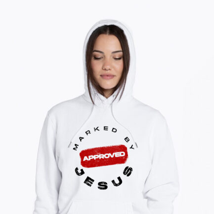 Marked by Jesus white  hoodie